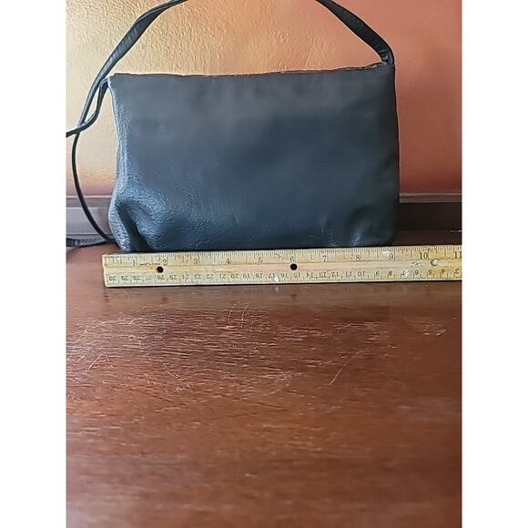 Vintage Mexican Leather Crossbody Bag Mid Century Rulf - Picture 4 of 12